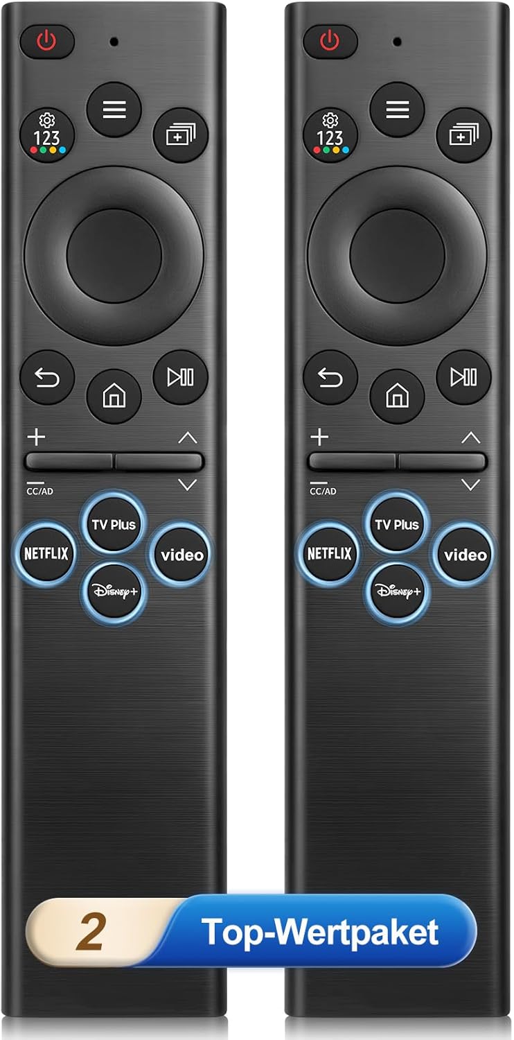 (Pack of 2) Universal for Samsung-Frame-Smart-TV-Remote-Control-Replacement